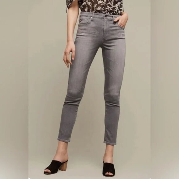Ag Adriano Goldschmied The Stevie Ankle Slim Straight Leg Jeans, 27 - Picture 1 of 9